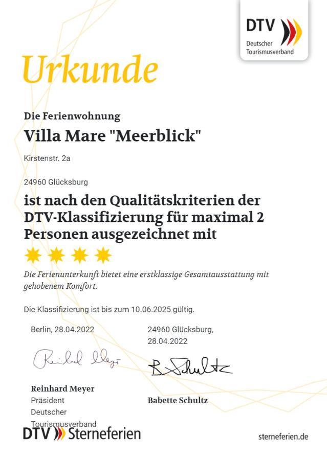 Villa Mare Meerblick Gluecksburg Ngoại thất bức ảnh